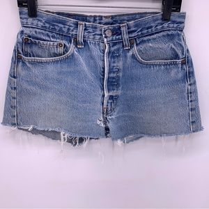Levi's Blue Jean Shorts